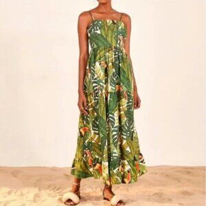 farm rio paradise maxi tiered dress